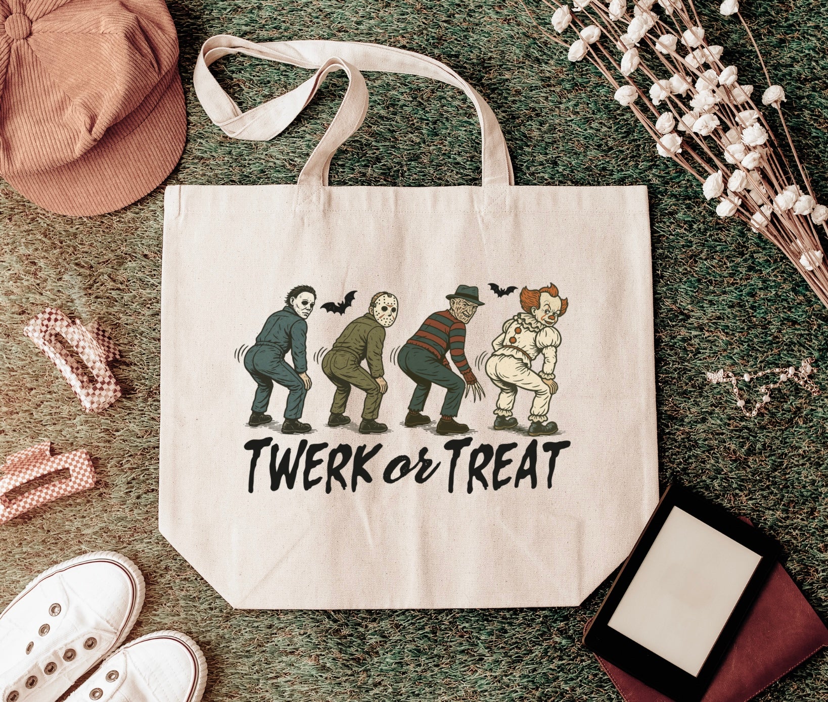 Twerk or Treat Halloween Tote Bag
