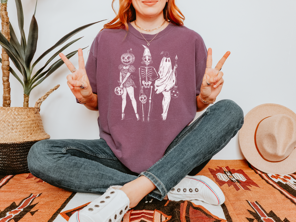Sexy Halloween Characters Comfort Colors Tshirt