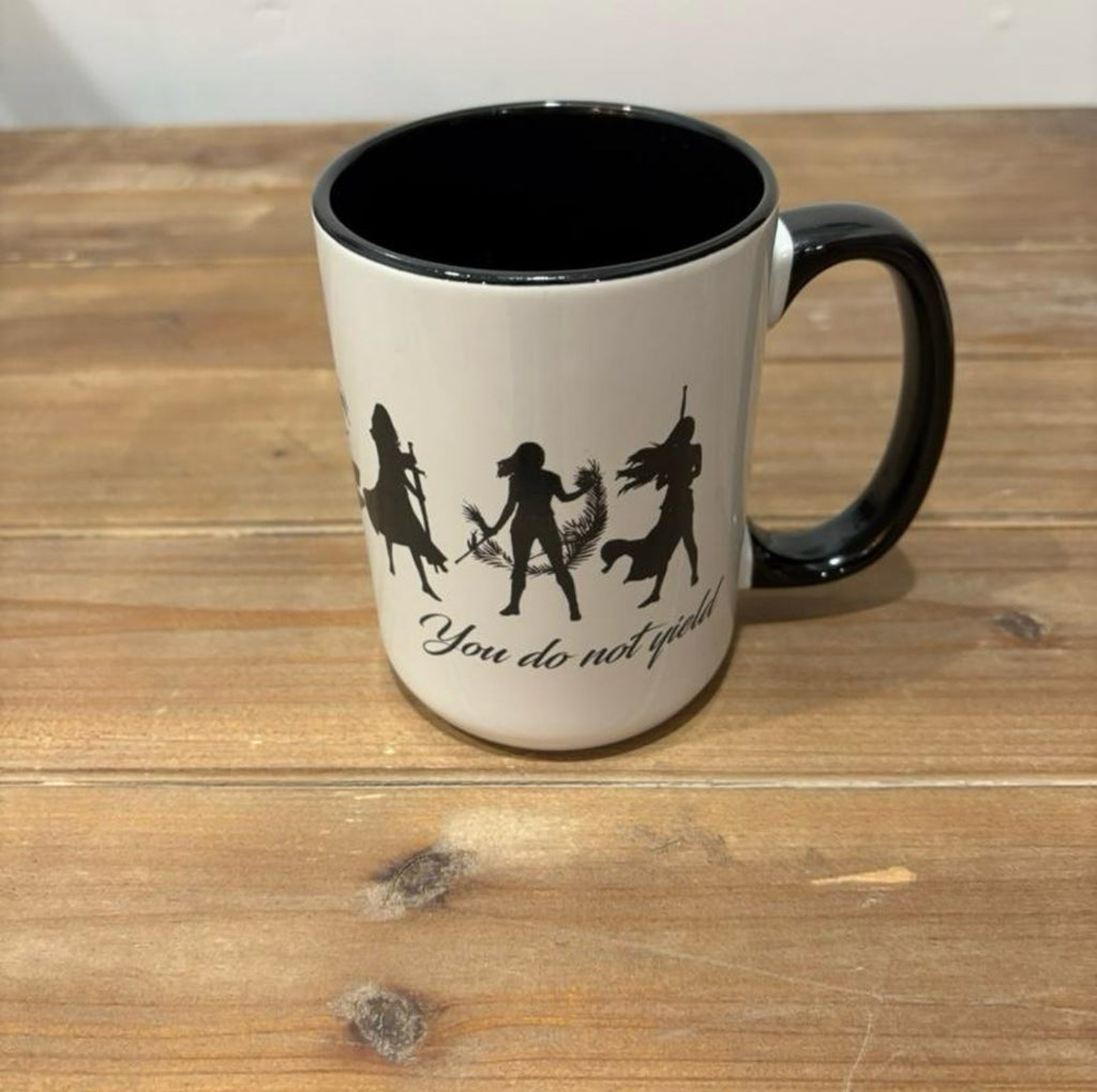 Throne of Glass Aelin Galathynius Silhouette Mug “You do not yield”
