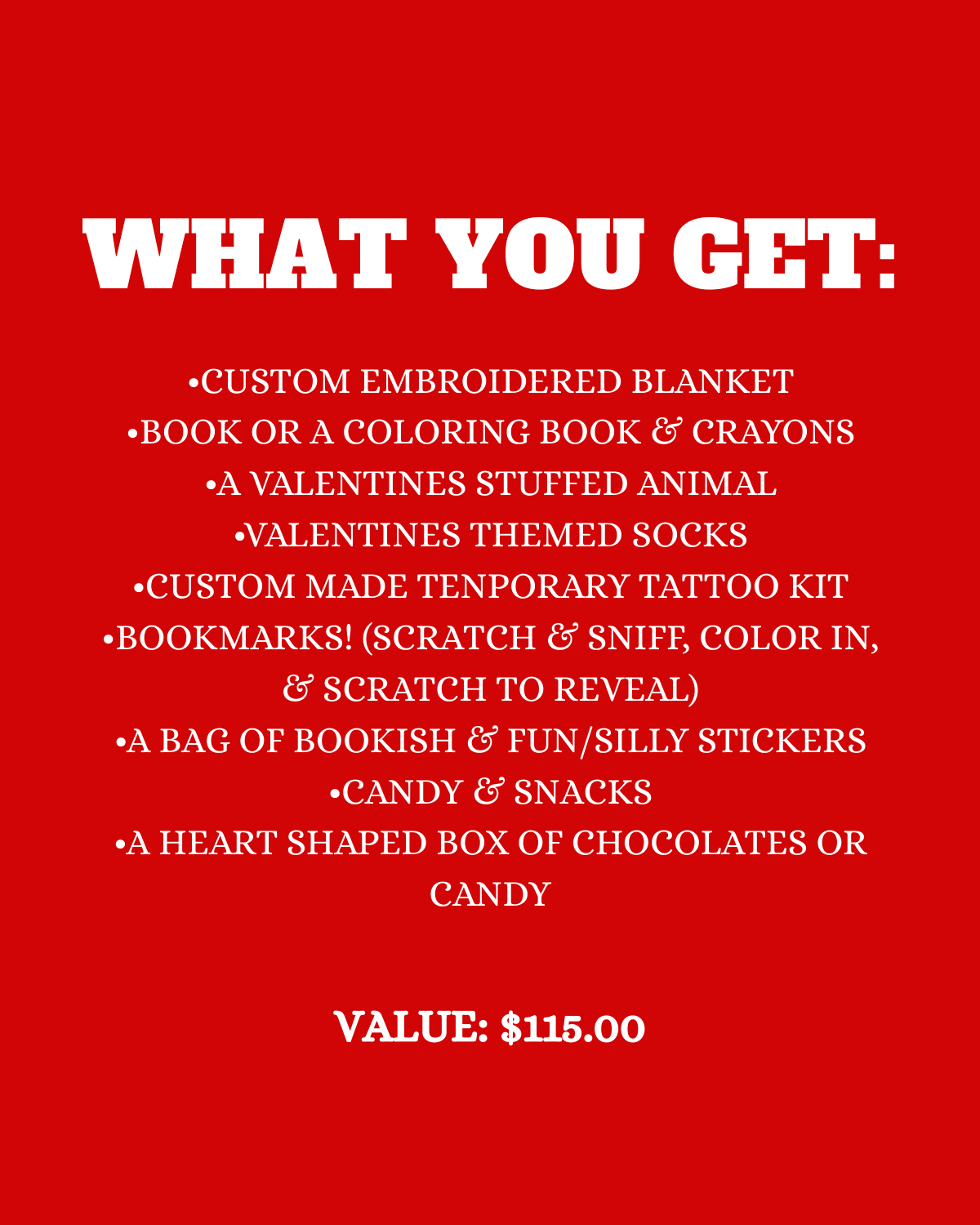 Kids Valentines Day Book Box