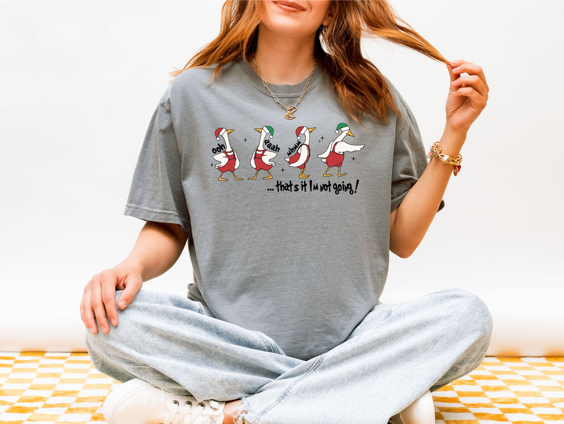 That’s it I’m not going - Goose Christmas tshirt
