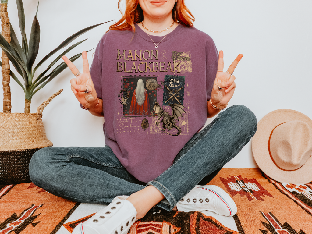 Manon Blackbeak - TOG - Comfort Colors Bookish Tshirt