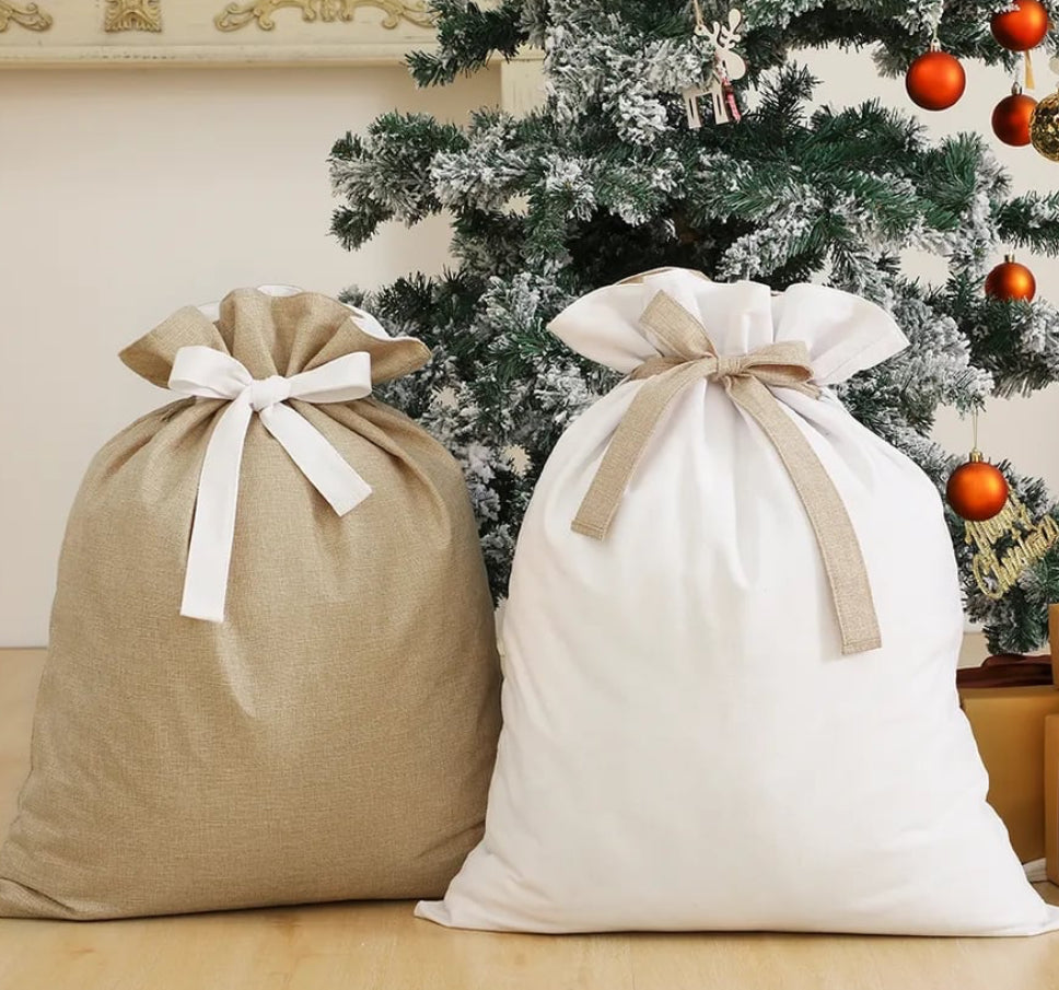 Custom Embroidered Santa Bags