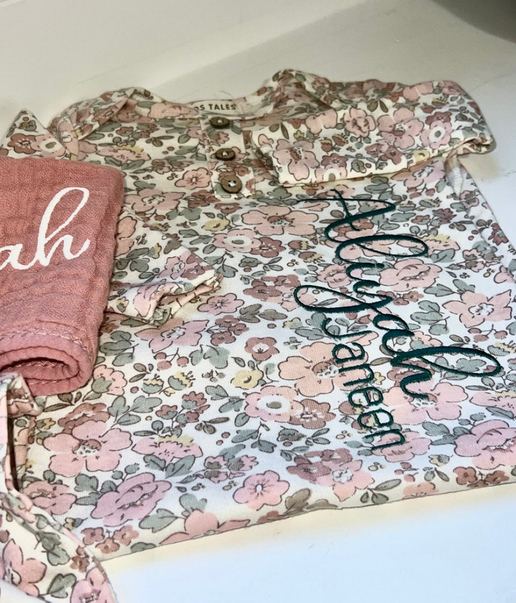 Custom Embroidered Baby Box Bundle