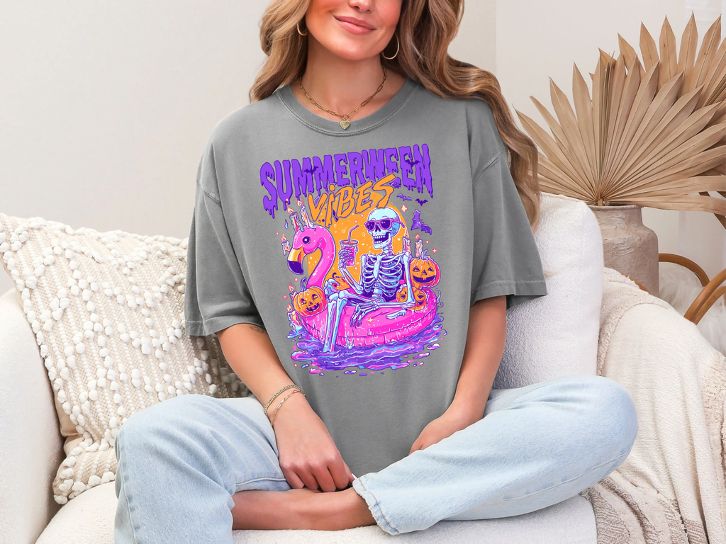 Summerween Vibes Comfort Colors Tshirt