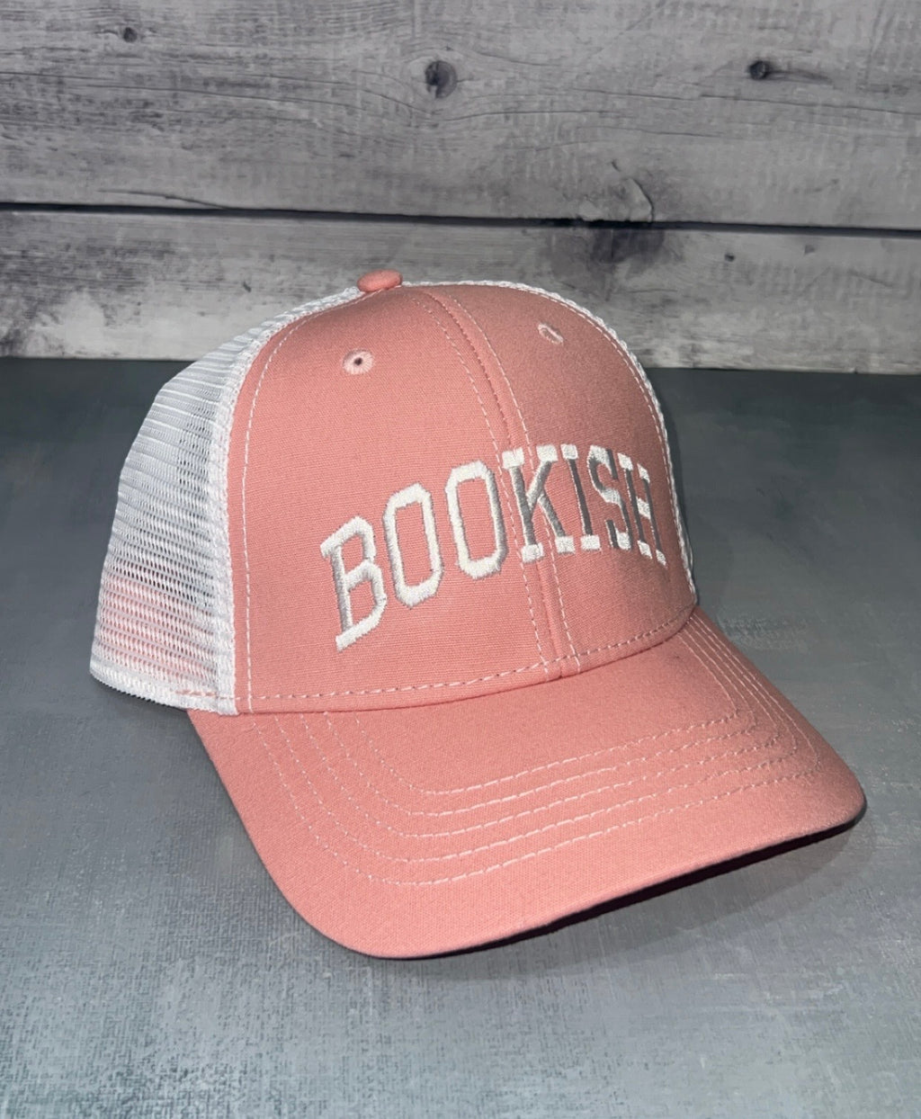 Bookish Block Letter Trucker Hat
