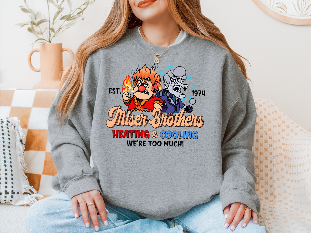 The Miser Brothers Christmas Crew Neck Sweatshirt