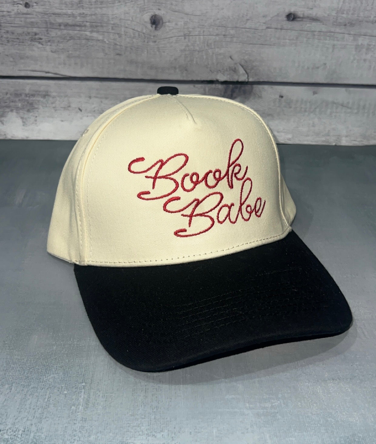 Book Babe Cursive Trucker Hat