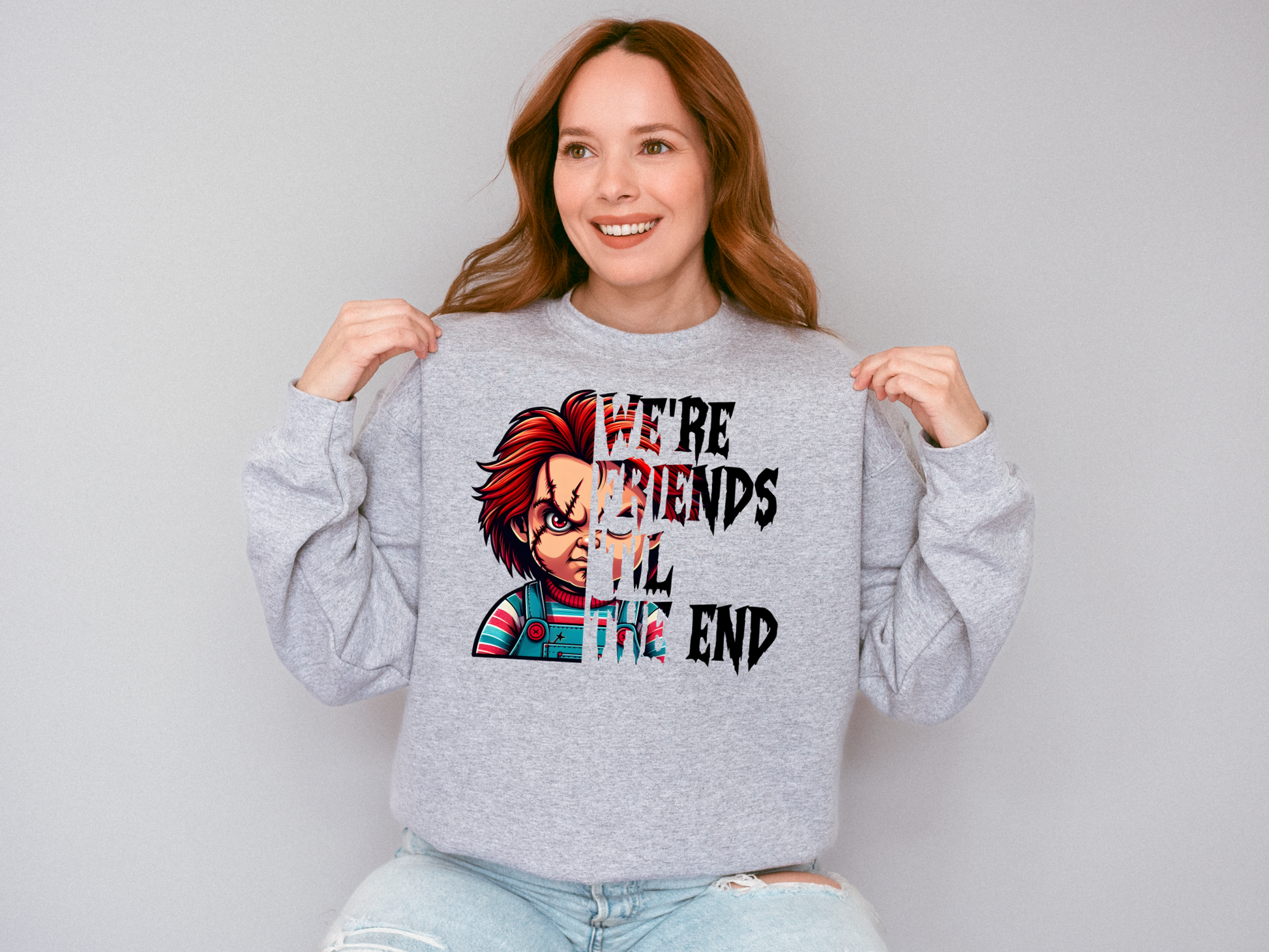 Choose your Halloween Character Crew Neck Sweatshirt