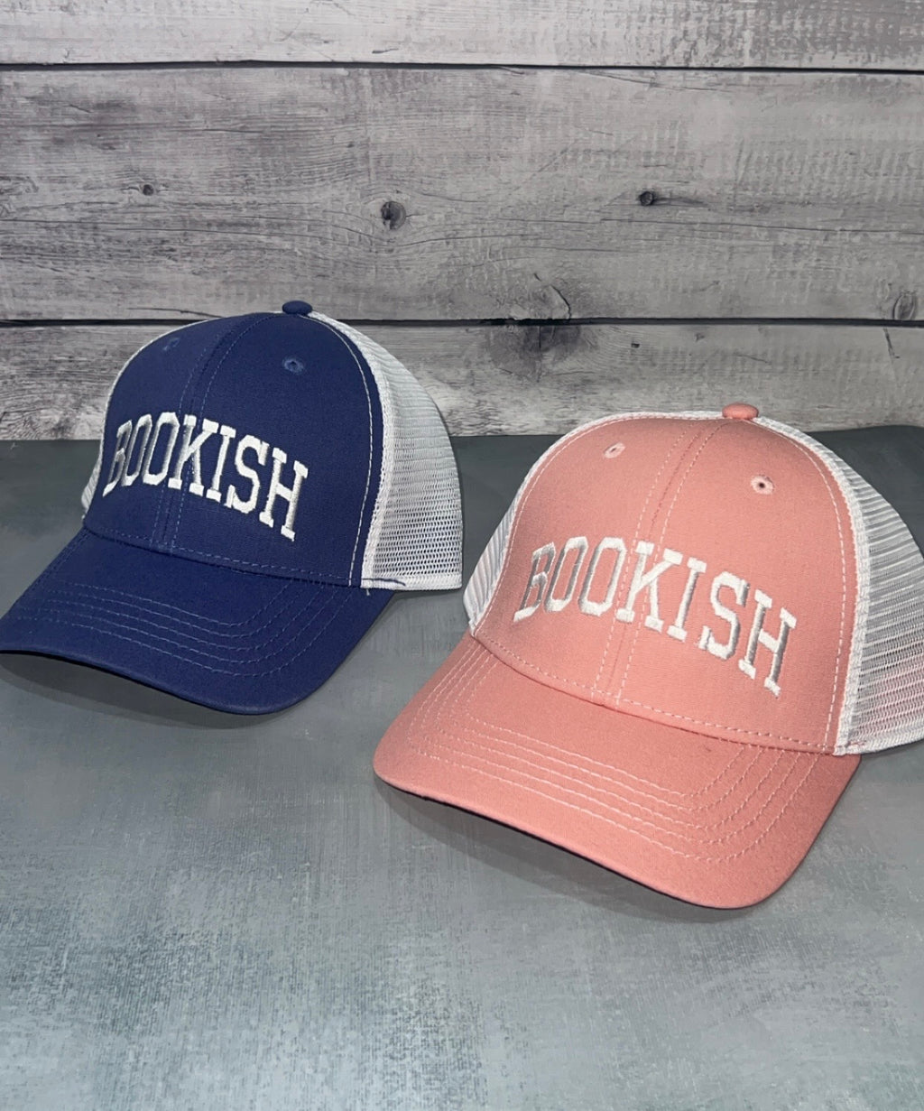 Bookish Block Letter Trucker Hat