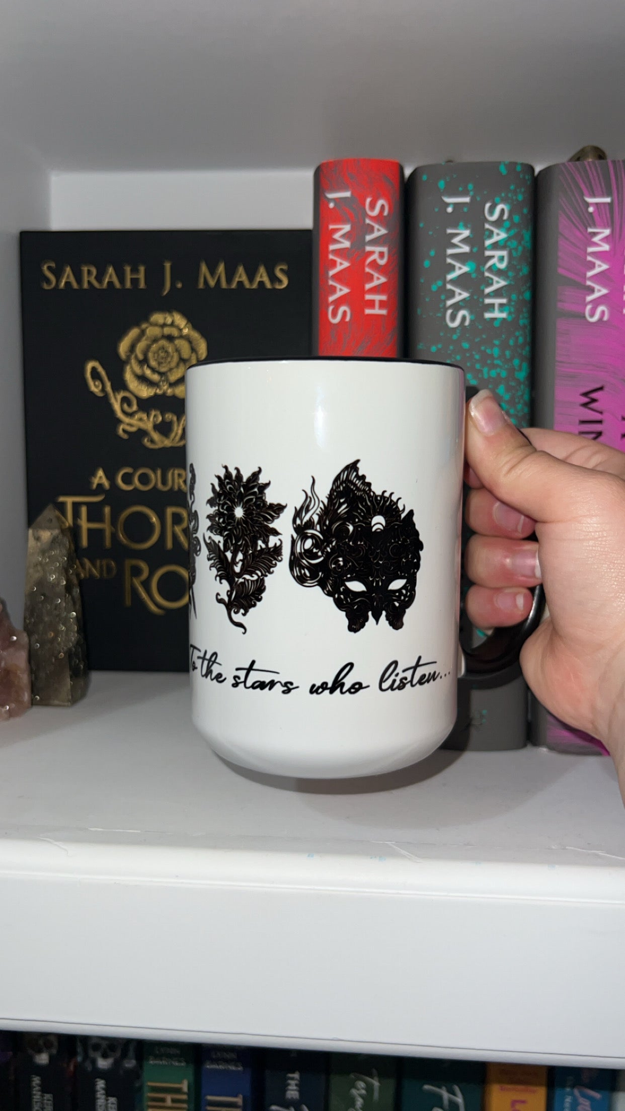 ACOTAR - To the stars who listen - ceramic bookish mug