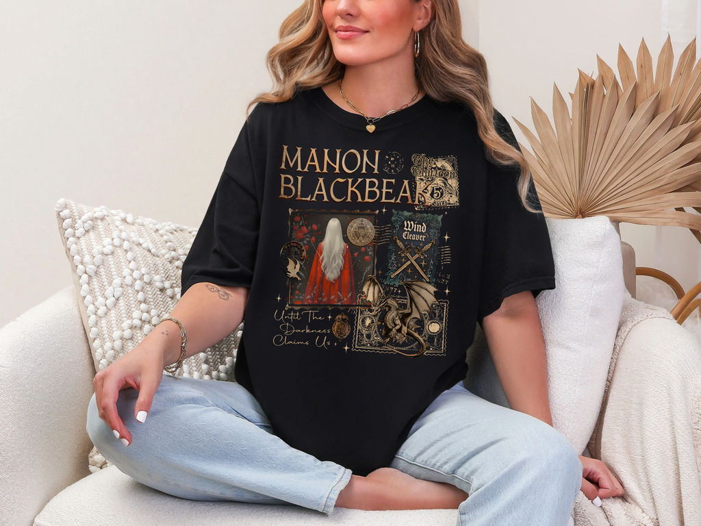 Manon Blackbeak - TOG - Comfort Colors Bookish Tshirt
