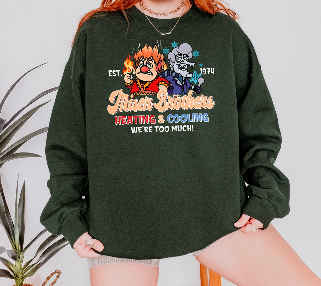 The Miser Brothers Christmas Crew Neck Sweatshirt