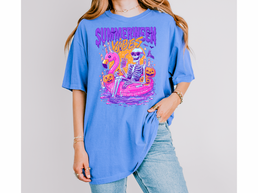 Summerween Vibes Comfort Colors Tshirt