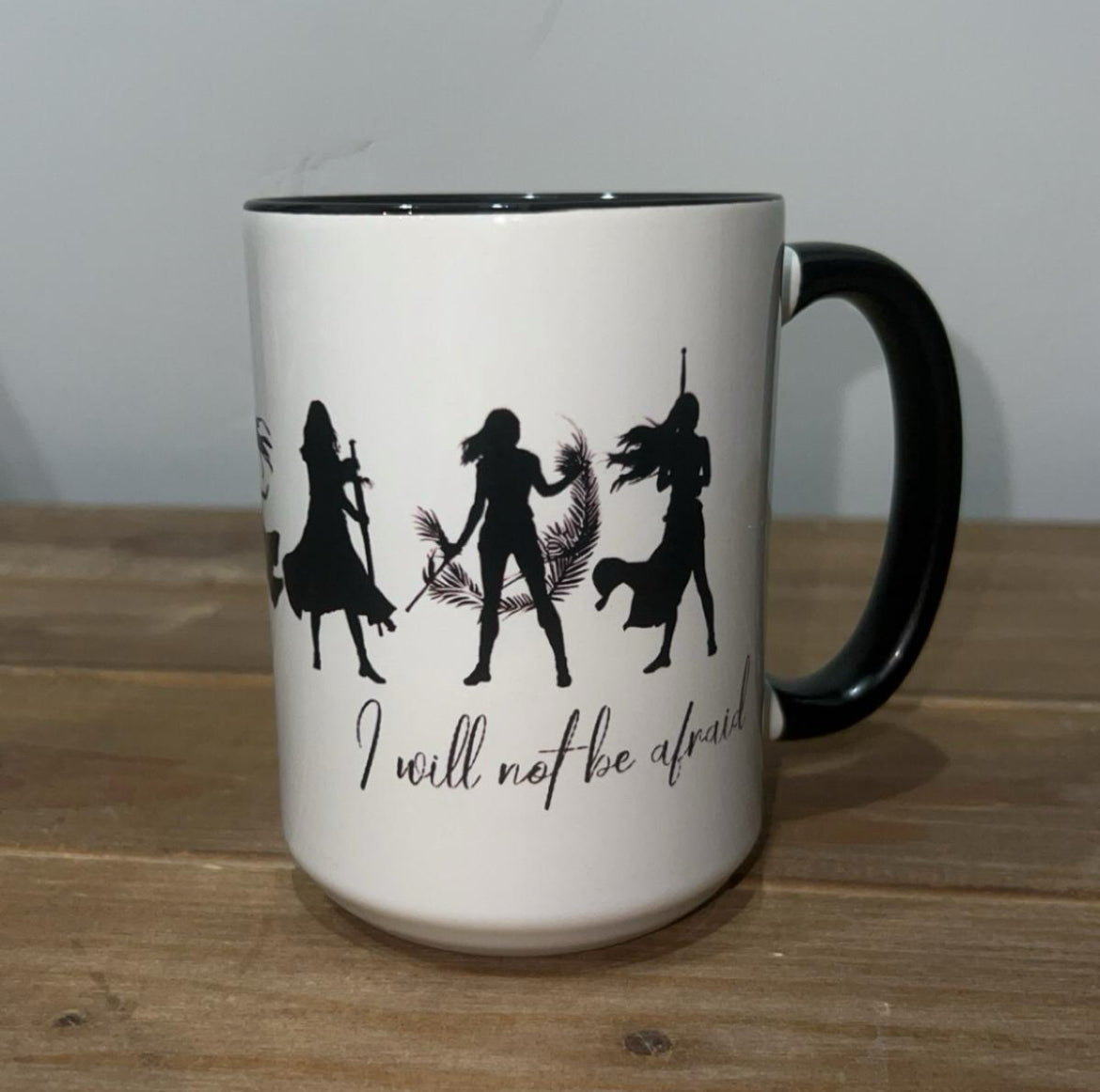 Throne of Glass Aelin Galathynius Silhouette Mug “I will not be afraid”
