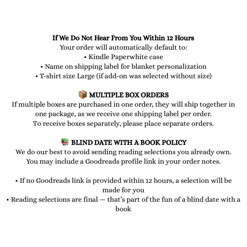 Kindle Blind Date With a Book