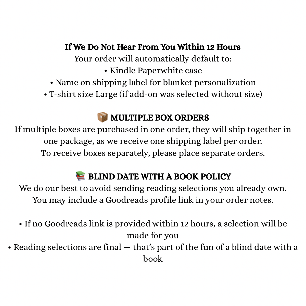 Kindle Blind Date With a Book