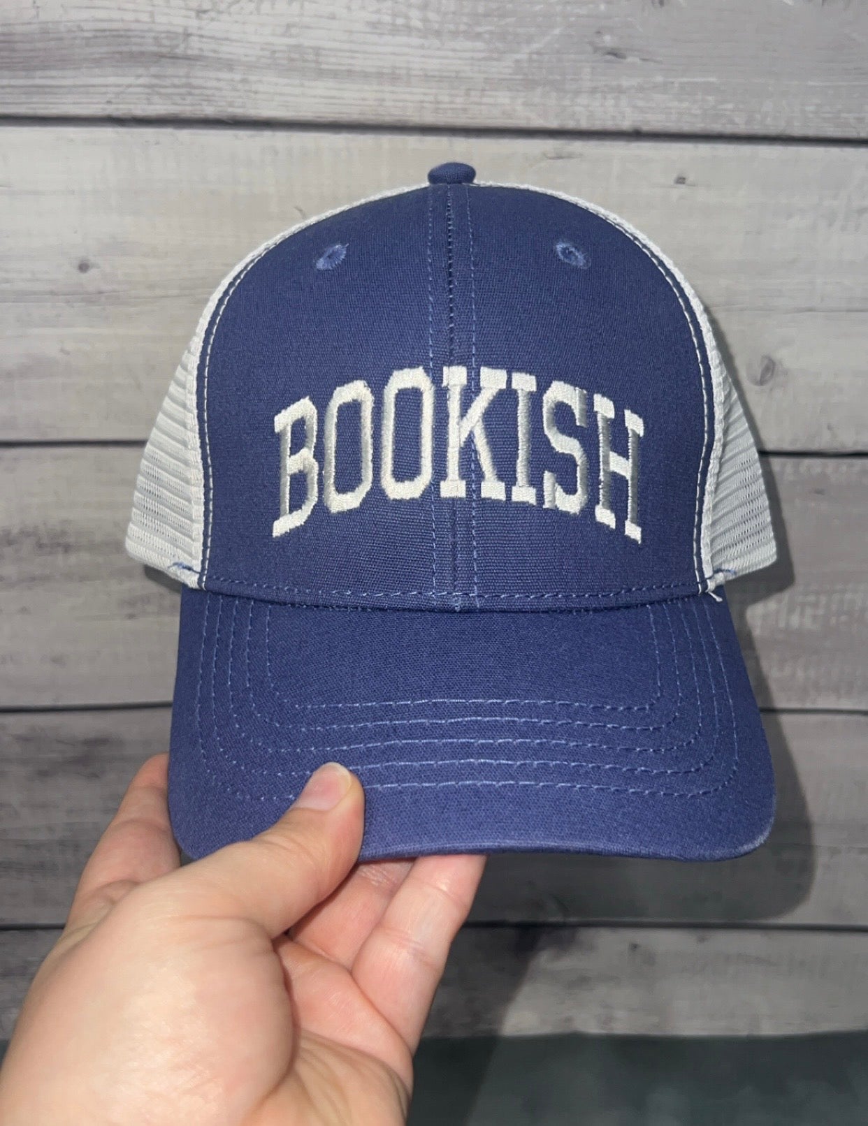 Bookish Block Letter Trucker Hat