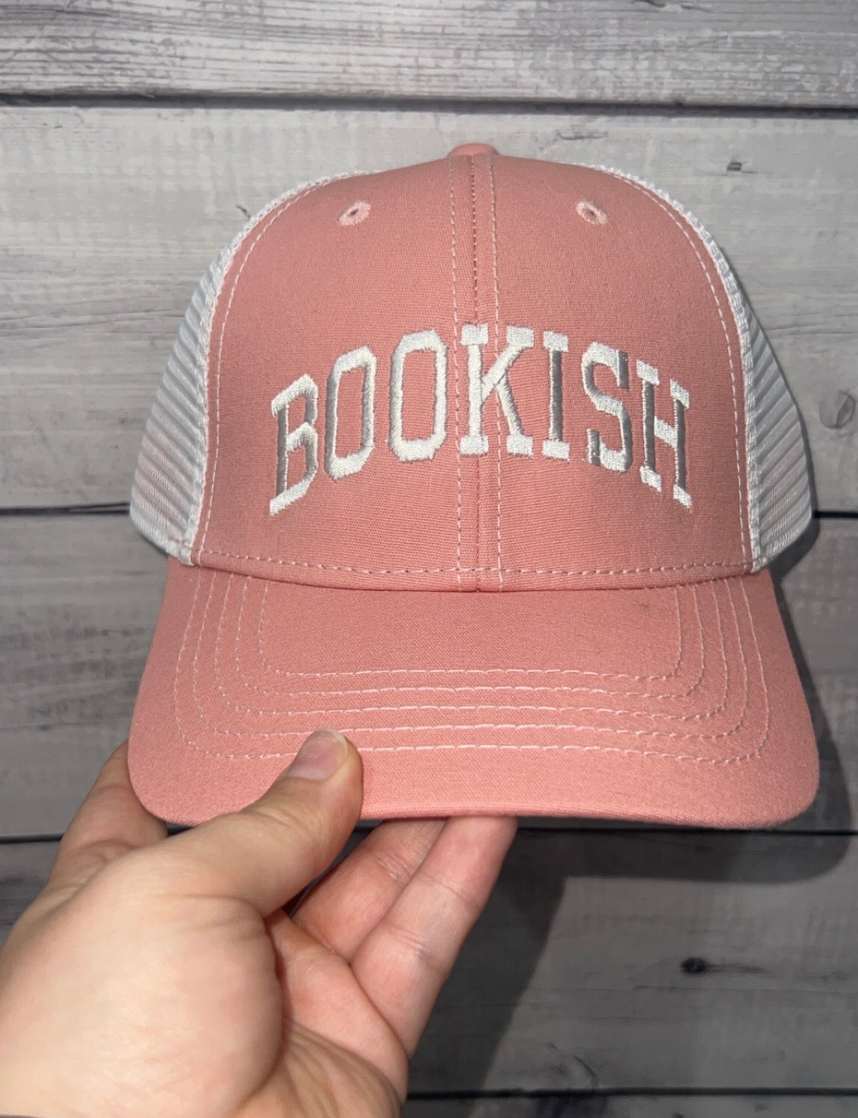 Bookish Block Letter Trucker Hat