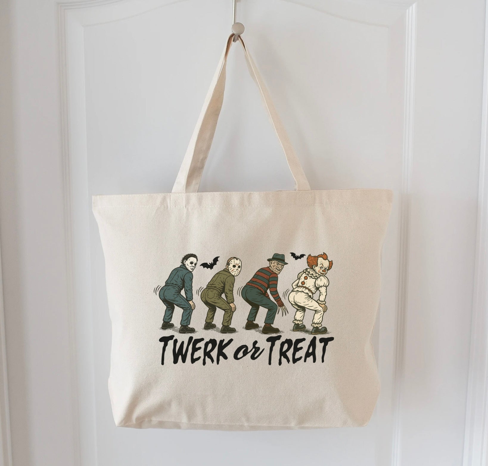 Twerk or Treat Halloween Tote Bag