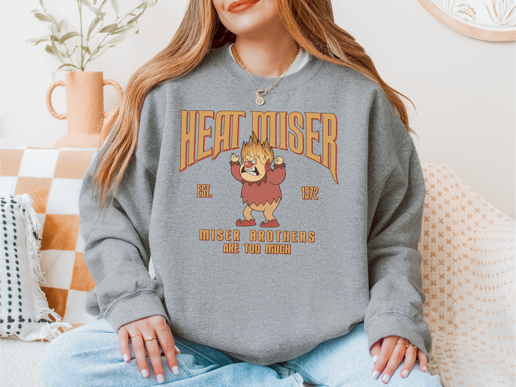 Heat Miser Brother Christmas Crew Neck Sweatshirt