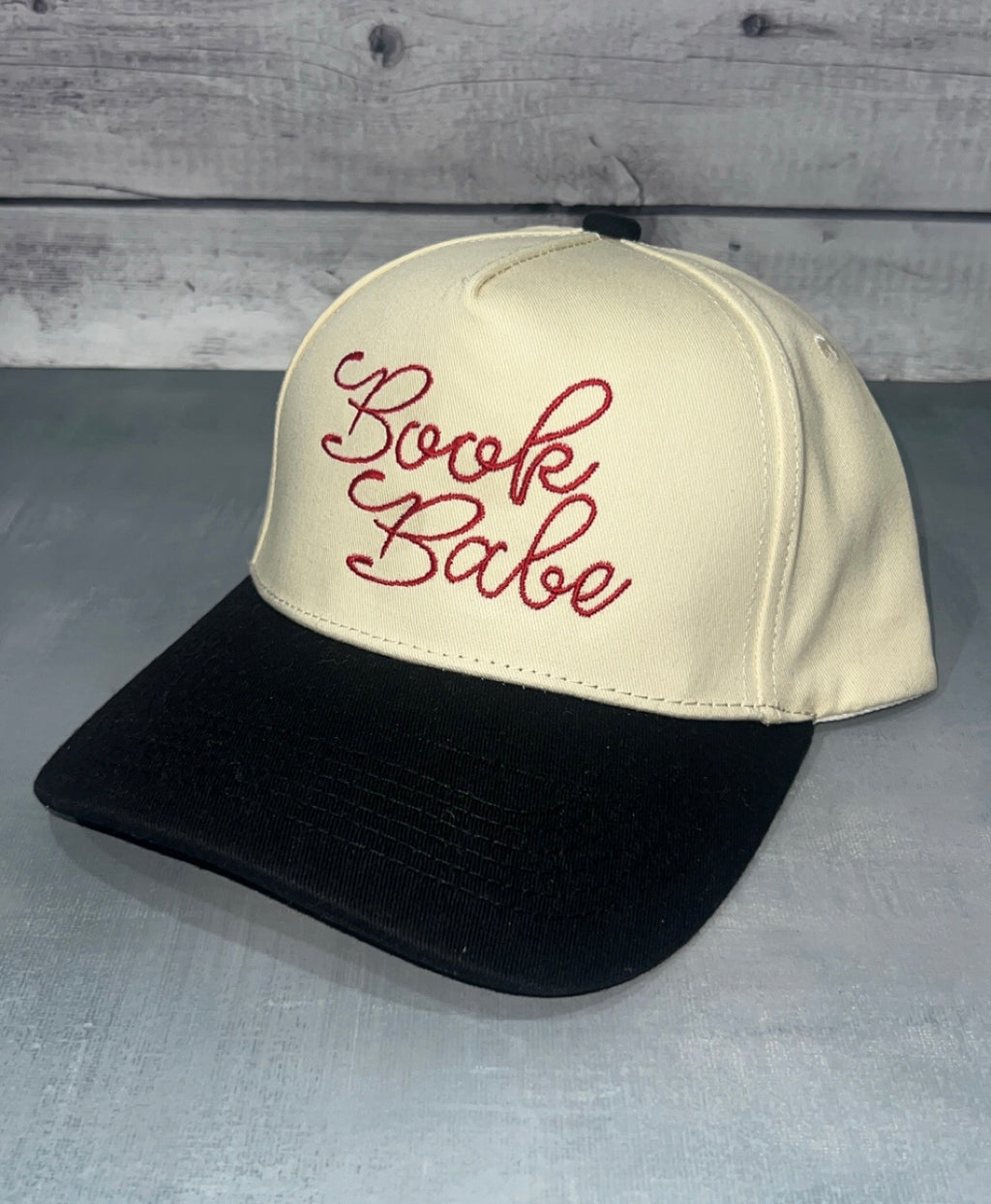 Book Babe Cursive Trucker Hat