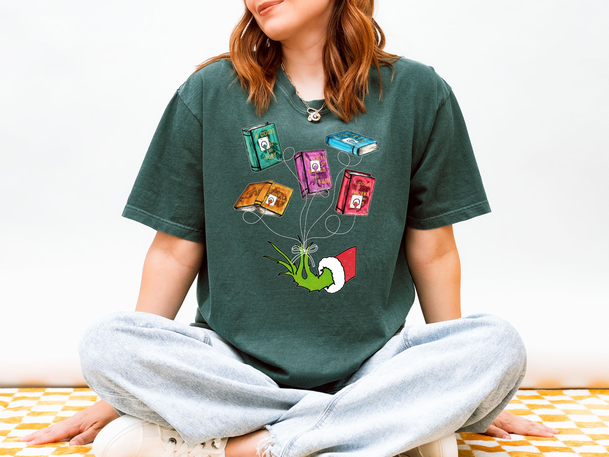 ACOTAR Grinch Comfort Colors Christmas Tshirt