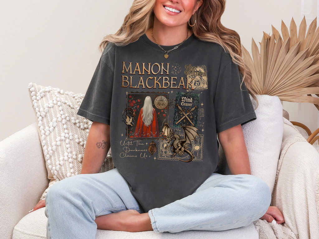 Manon Blackbeak - TOG - Comfort Colors Bookish Tshirt