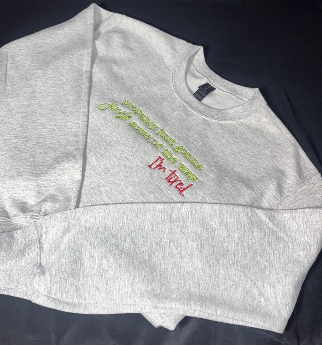 Jingle Some of The Way Christmas Crew Neck Top