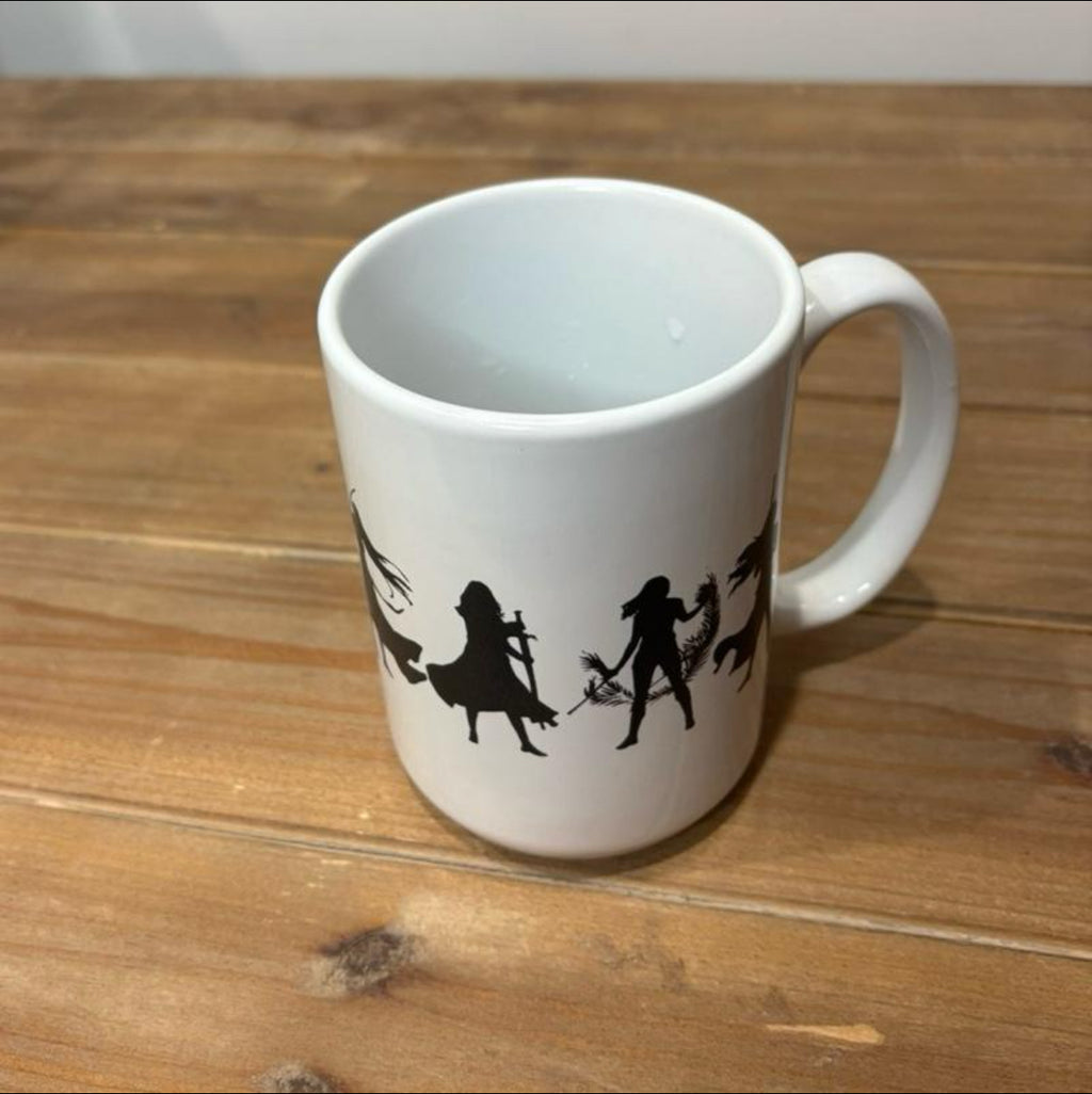 Throne of Glass Aelin Galathynius Silhouette Mug (No Text)
