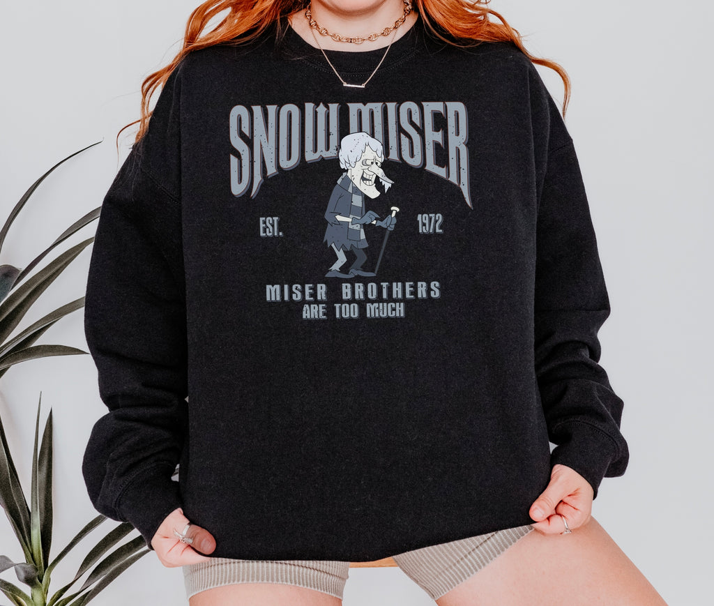 Snow Miser Brother Christmas Crew Neck Sweatshirt