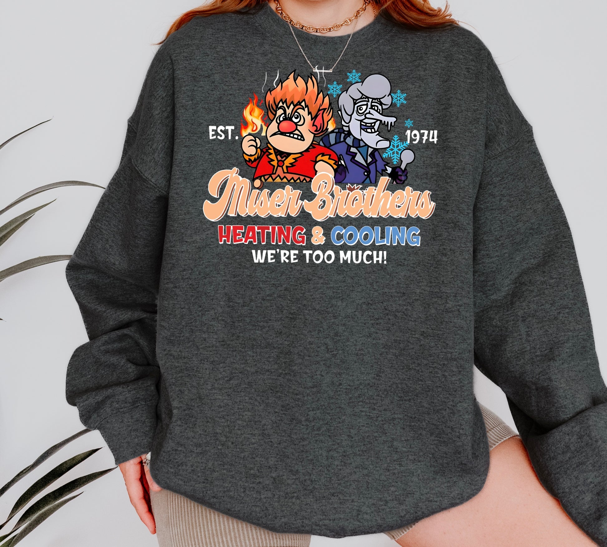 The Miser Brothers Christmas Crew Neck Sweatshirt