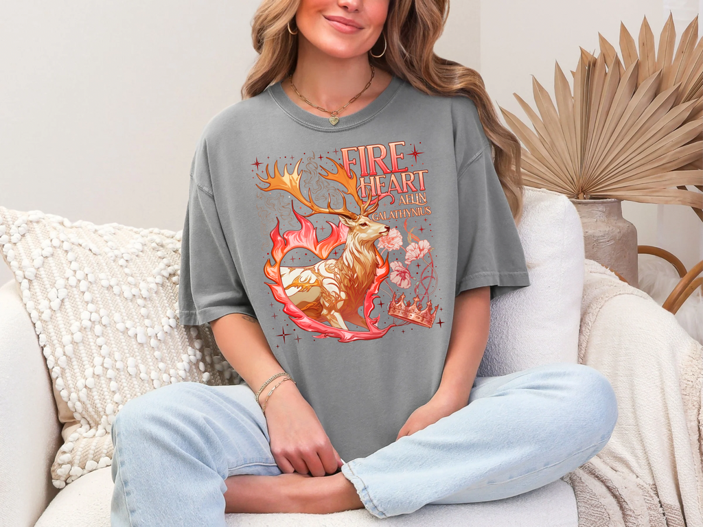 Fireheart - Throne of Glass - Comfort Colors Bookish Tshirt