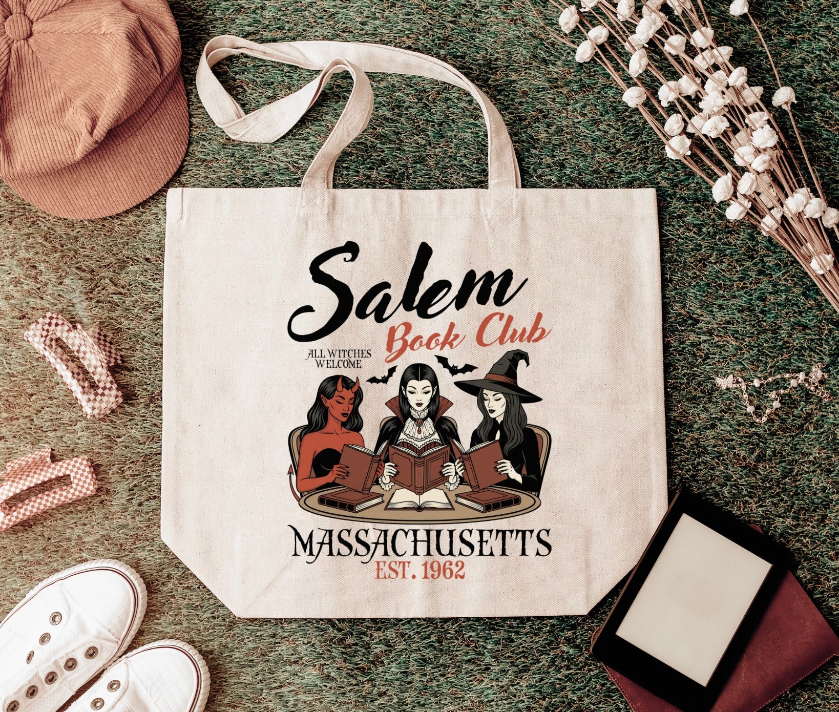Salem Book Club - Halloween Tote Bag