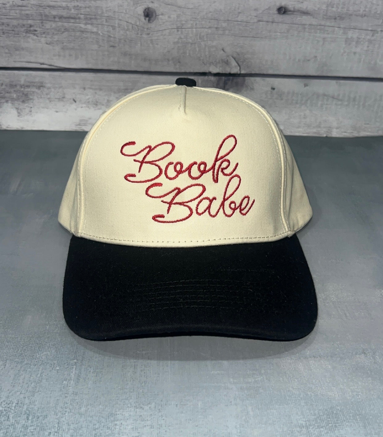 Book Babe Cursive Trucker Hat