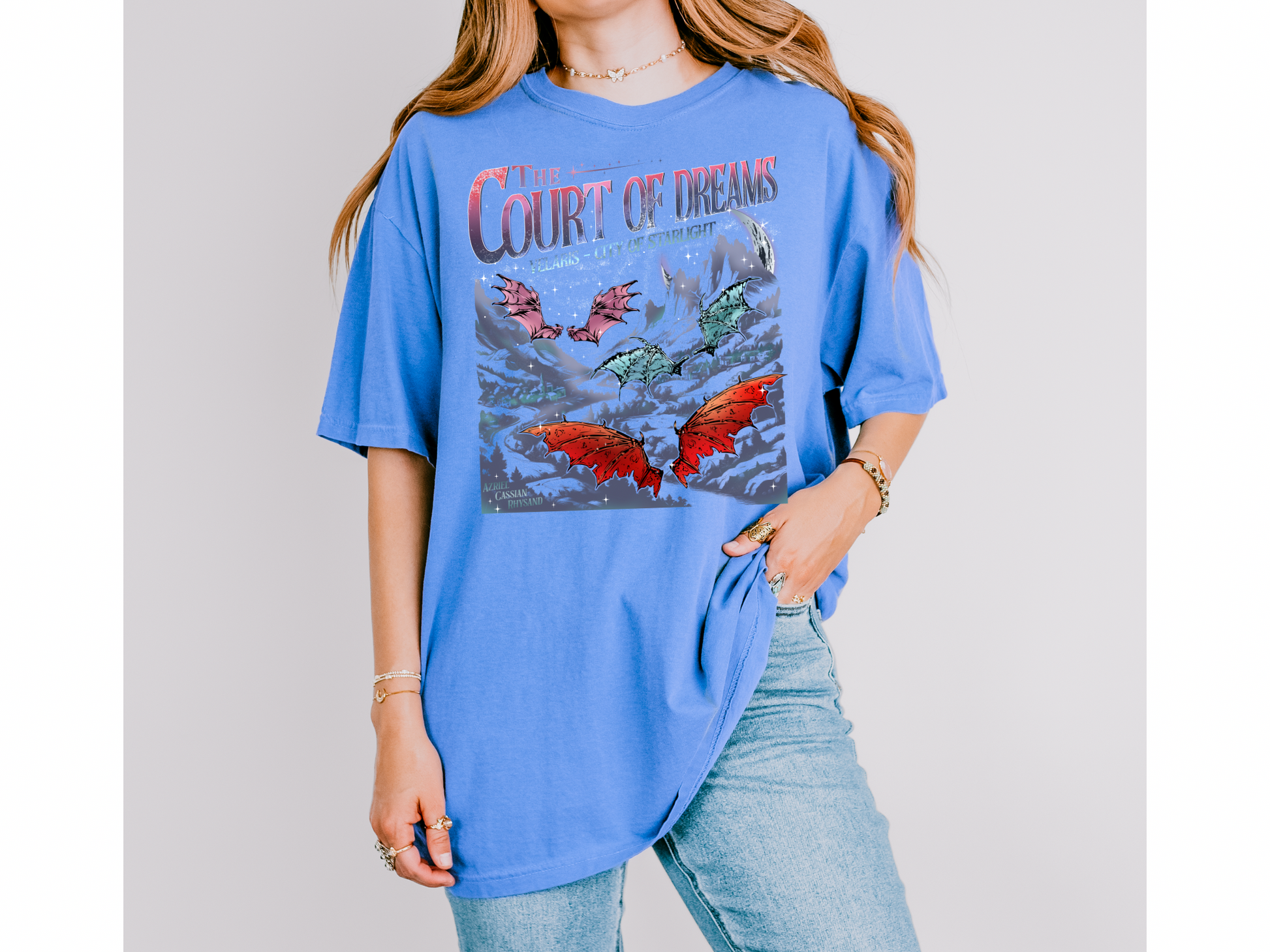 Court of Dreams ACOTAR Comfort Colors Bookish Tshirt