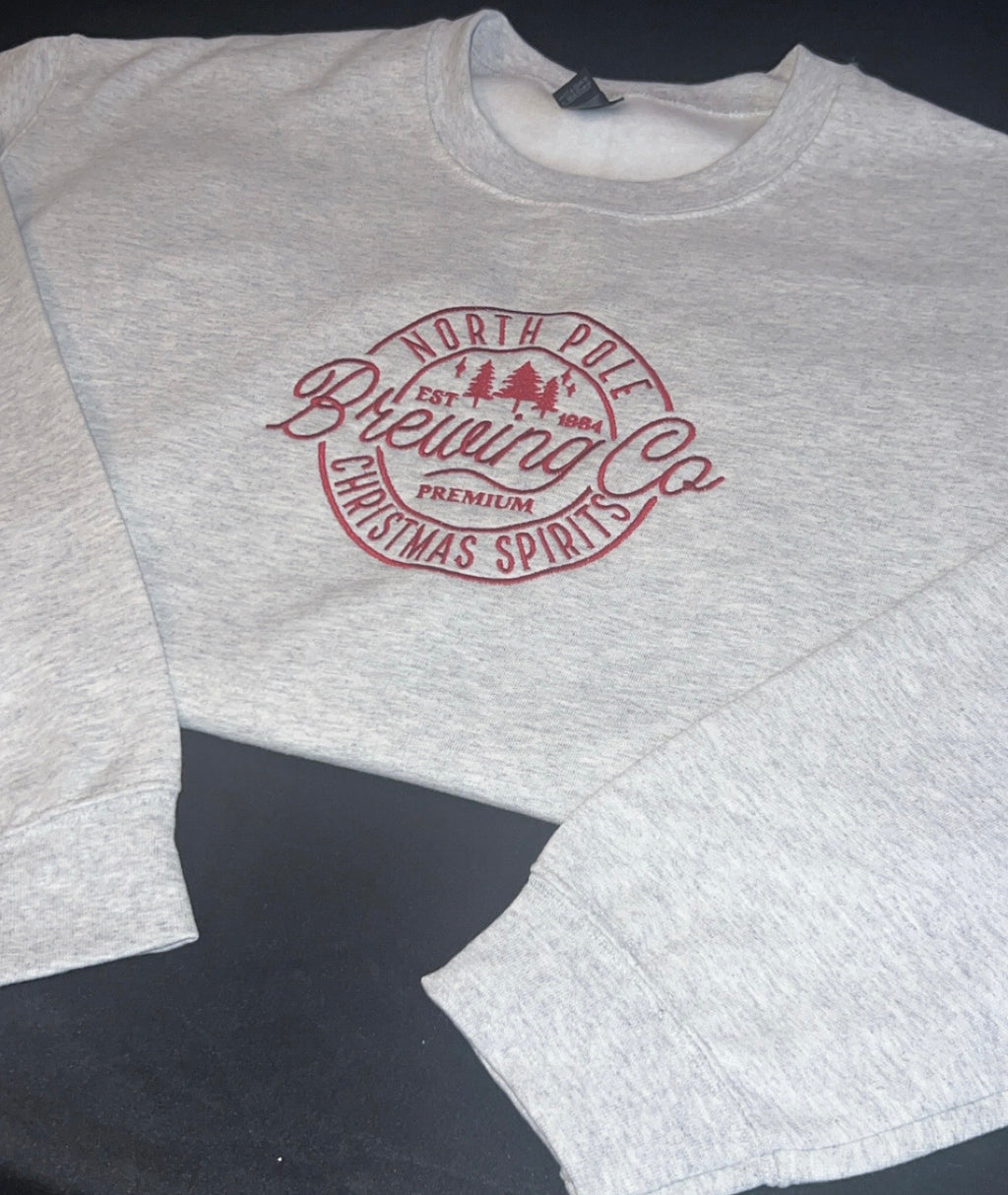 North Pole Brewing Co. Christmas Crew Neck Sweatshirt
