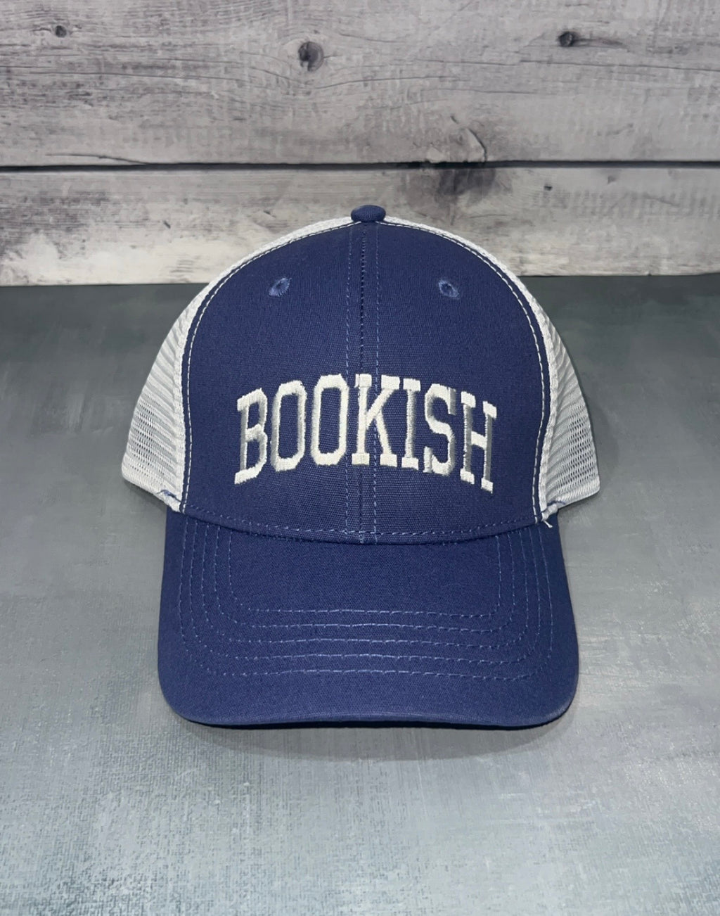 Bookish Block Letter Trucker Hat