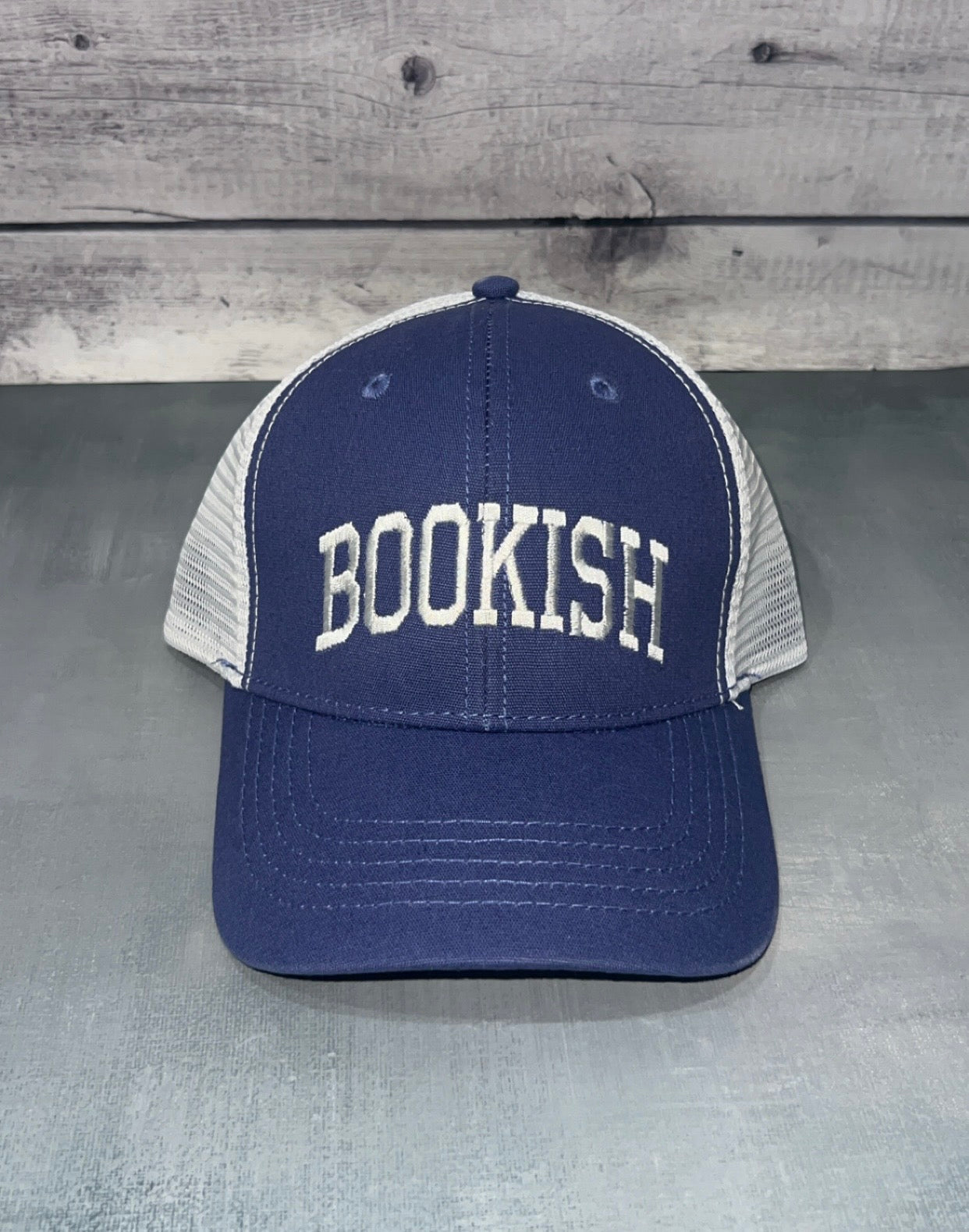 Bookish Block Letter Trucker Hat