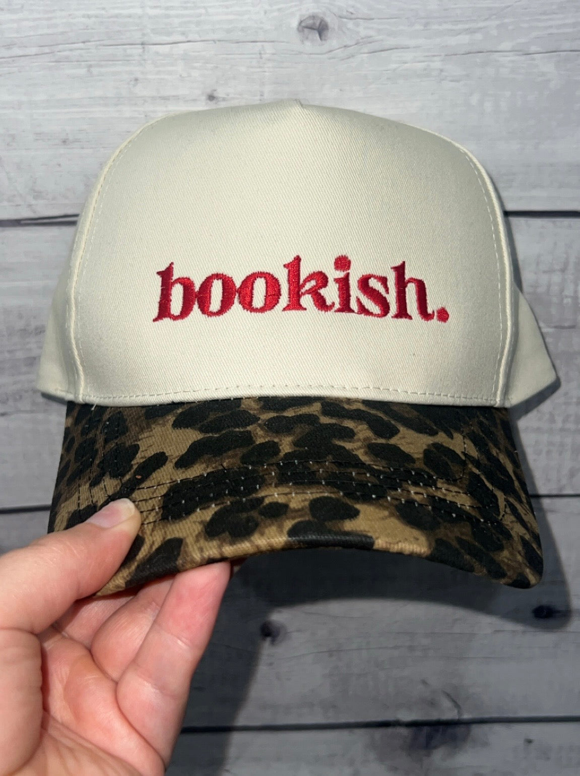 bookish. Embroidered Trucker Hat