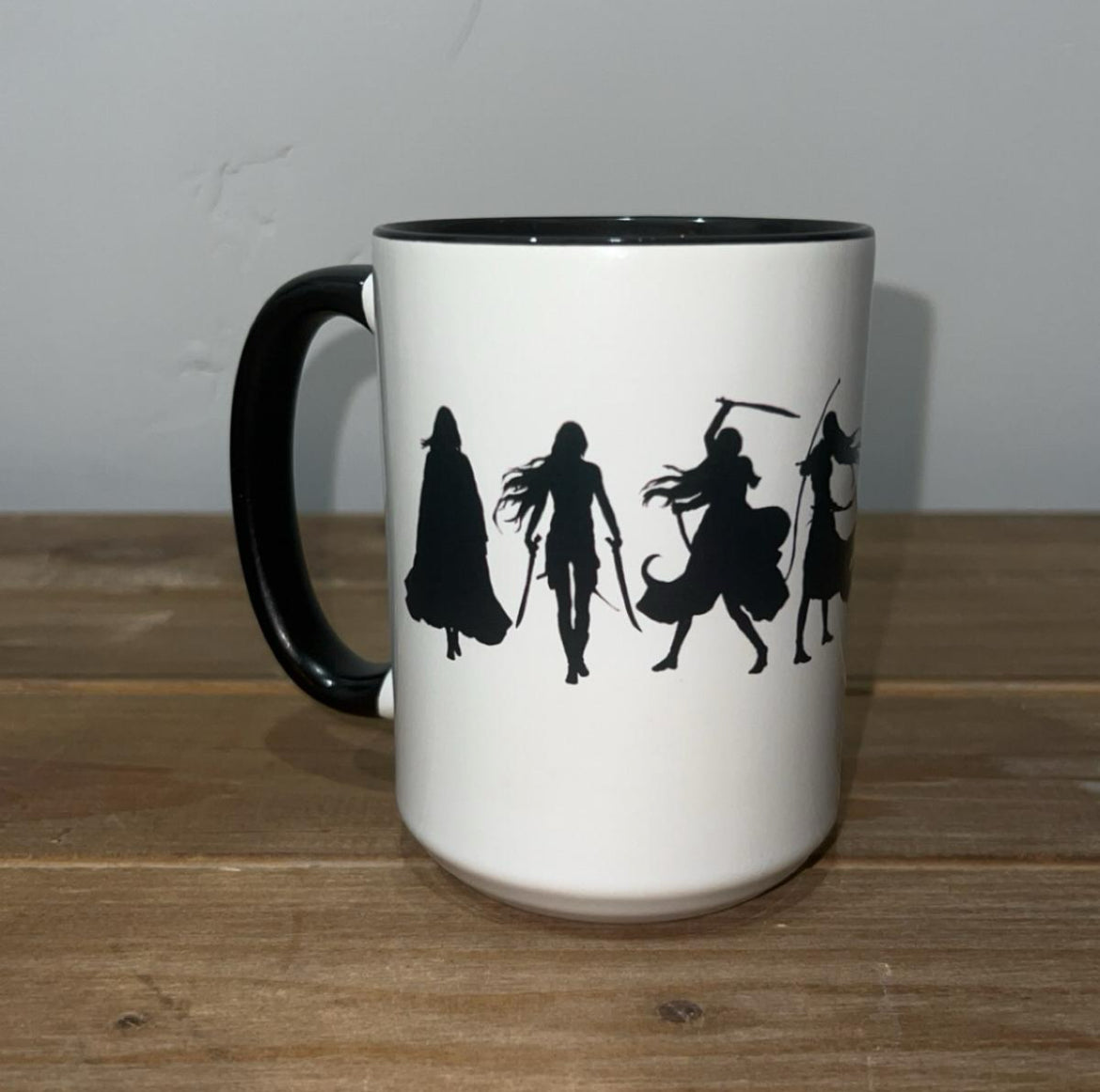 Throne of Glass Aelin Galathynius Silhouette Mug “I will not be afraid”