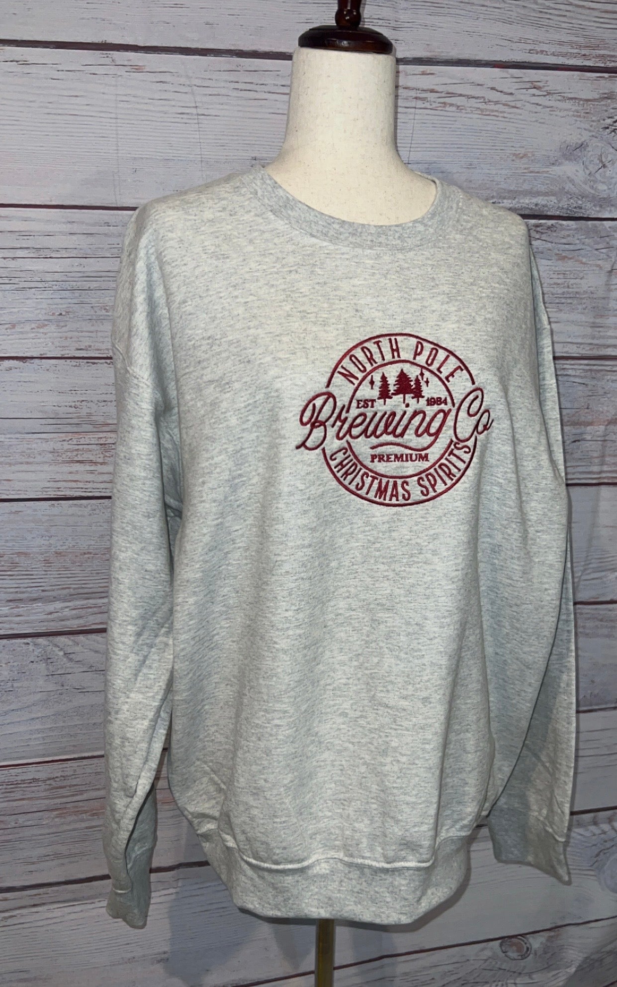 North Pole Brewing Co. Christmas Crew Neck Sweatshirt
