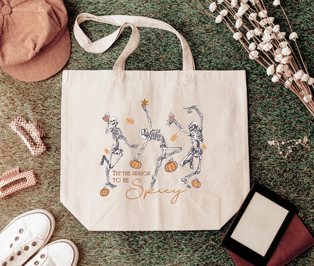 Tis the season to be Spicy Halloween Tote Bag