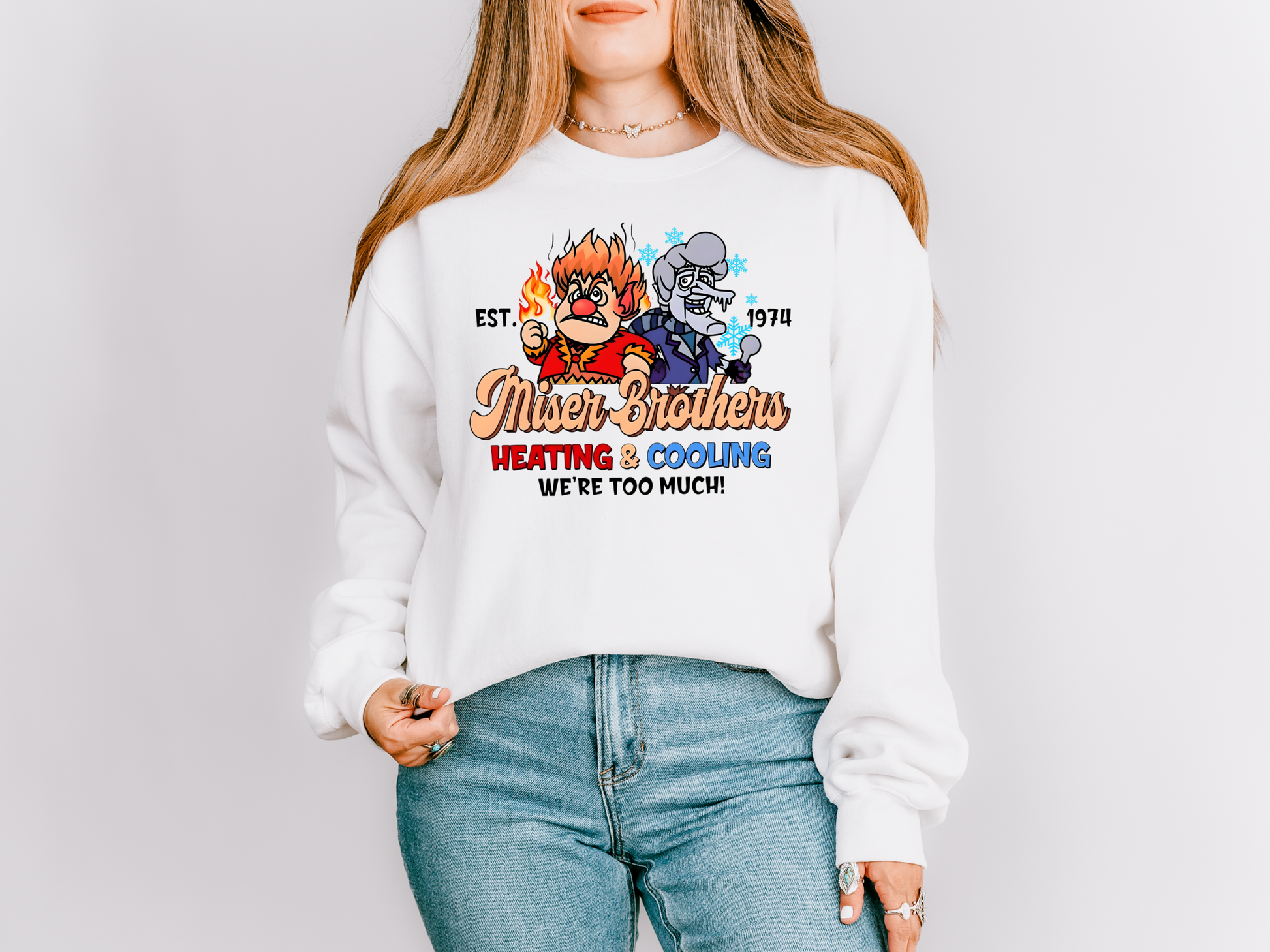 The Miser Brothers Christmas Crew Neck Sweatshirt