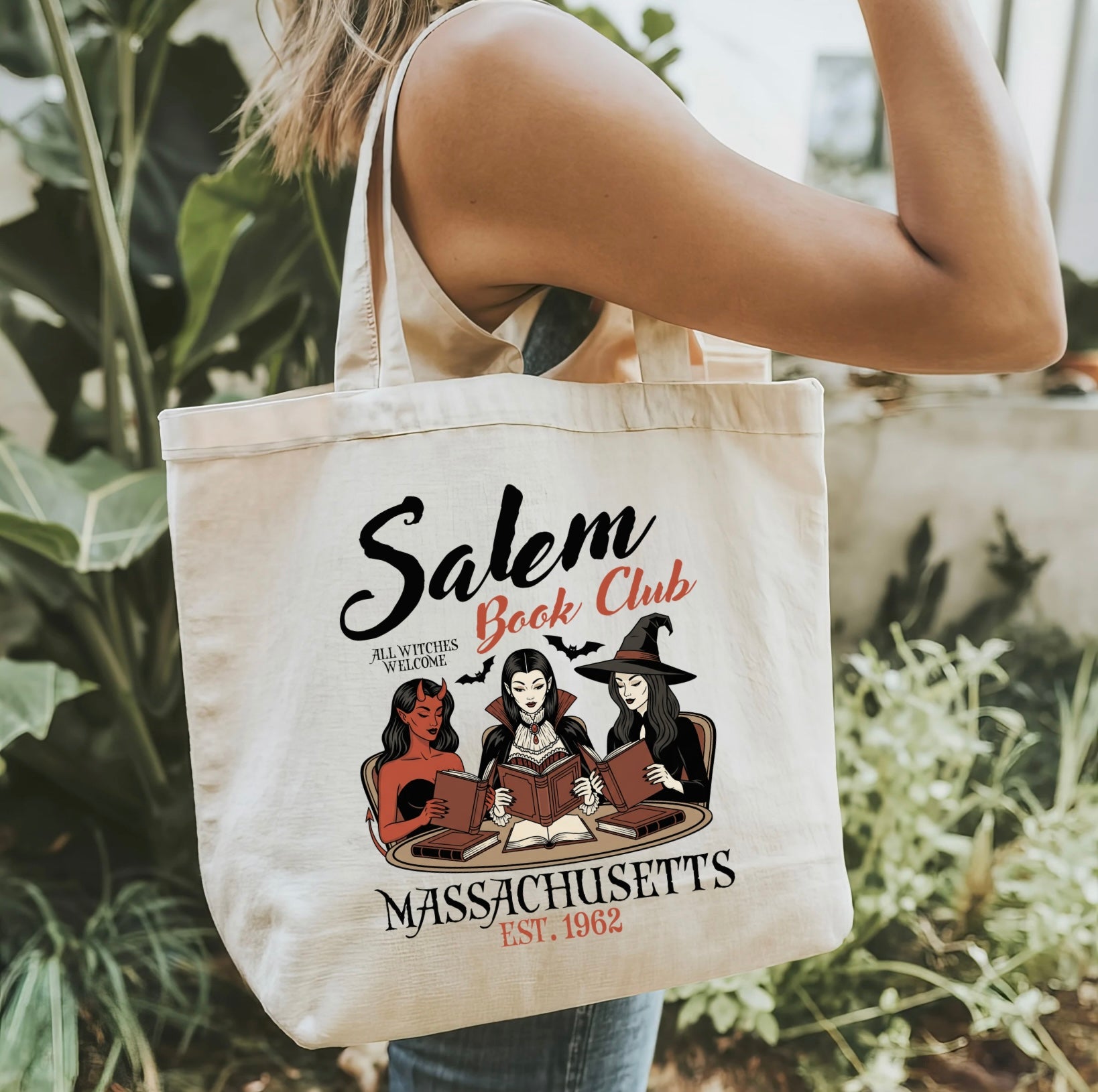 Salem Book Club - Halloween Tote Bag