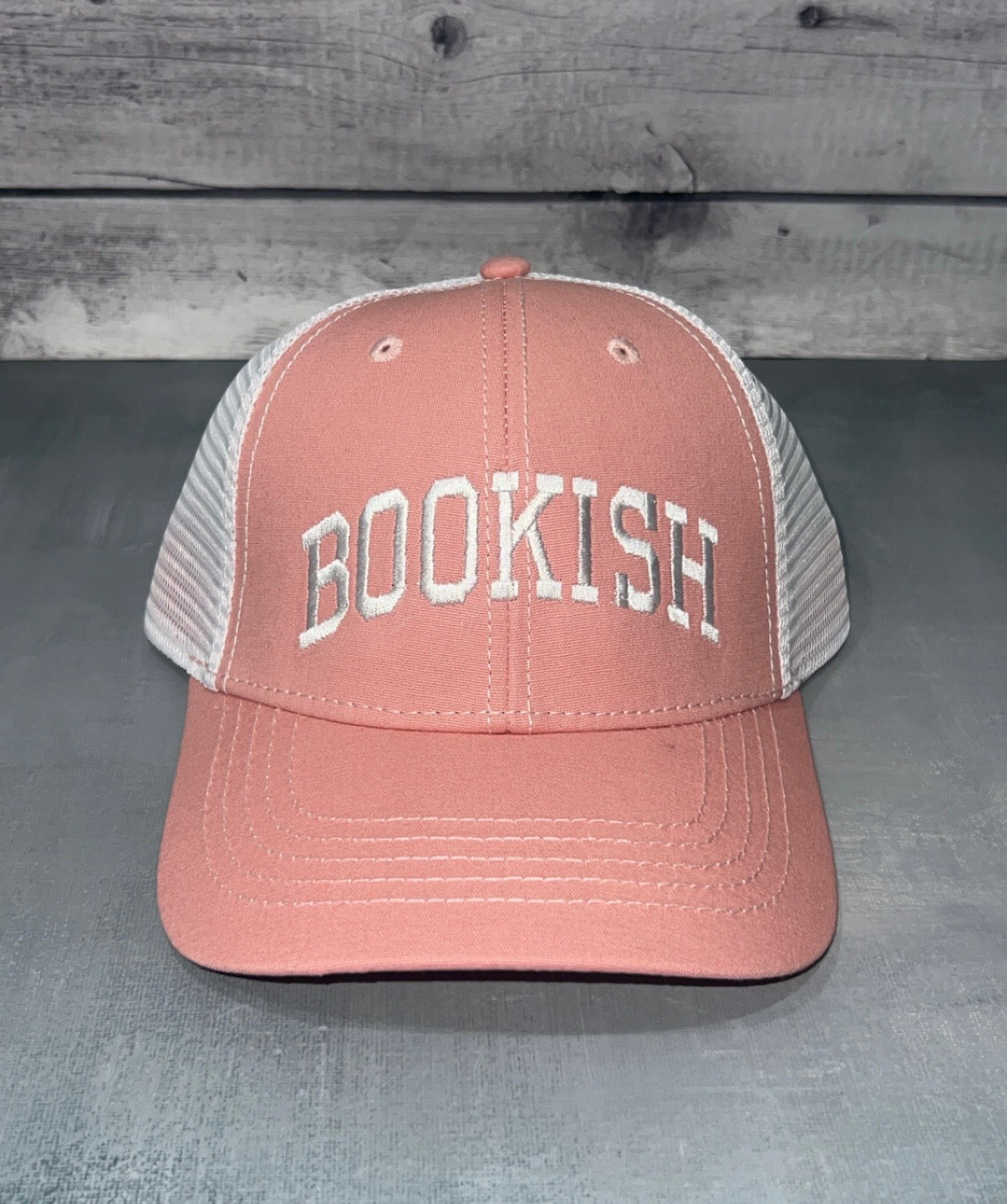 Bookish Block Letter Trucker Hat