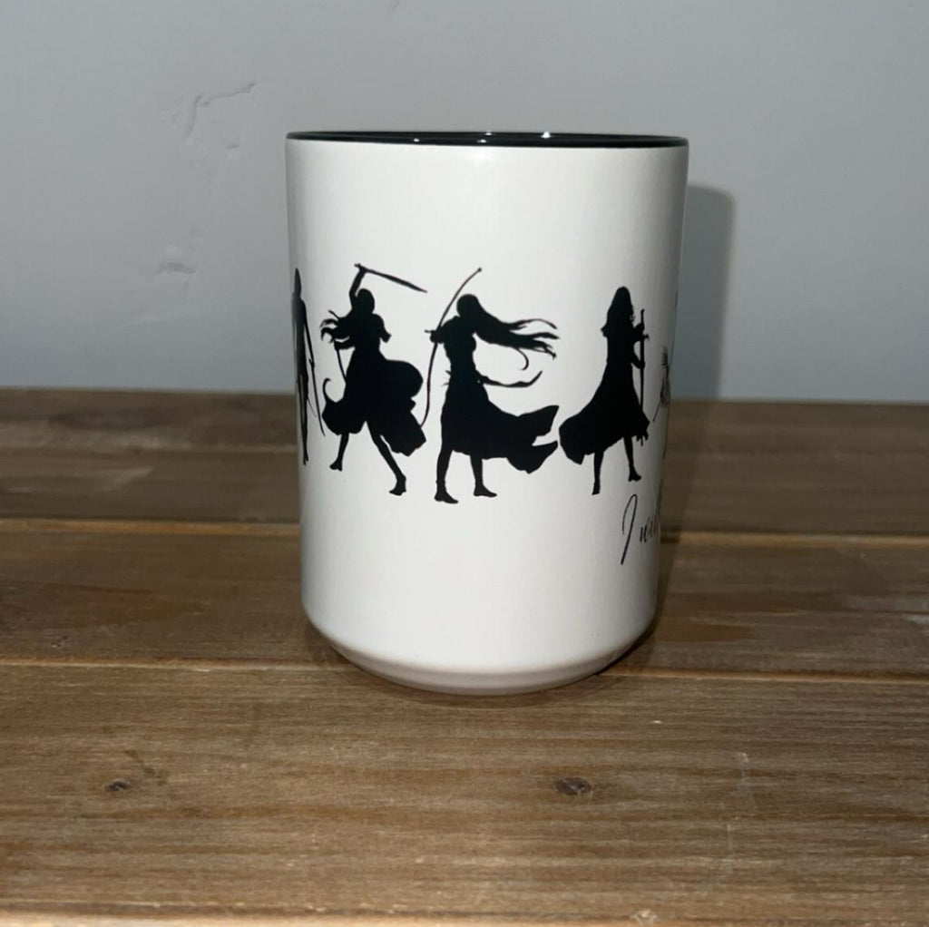 Throne of Glass Aelin Galathynius Silhouette Mug “I will not be afraid”