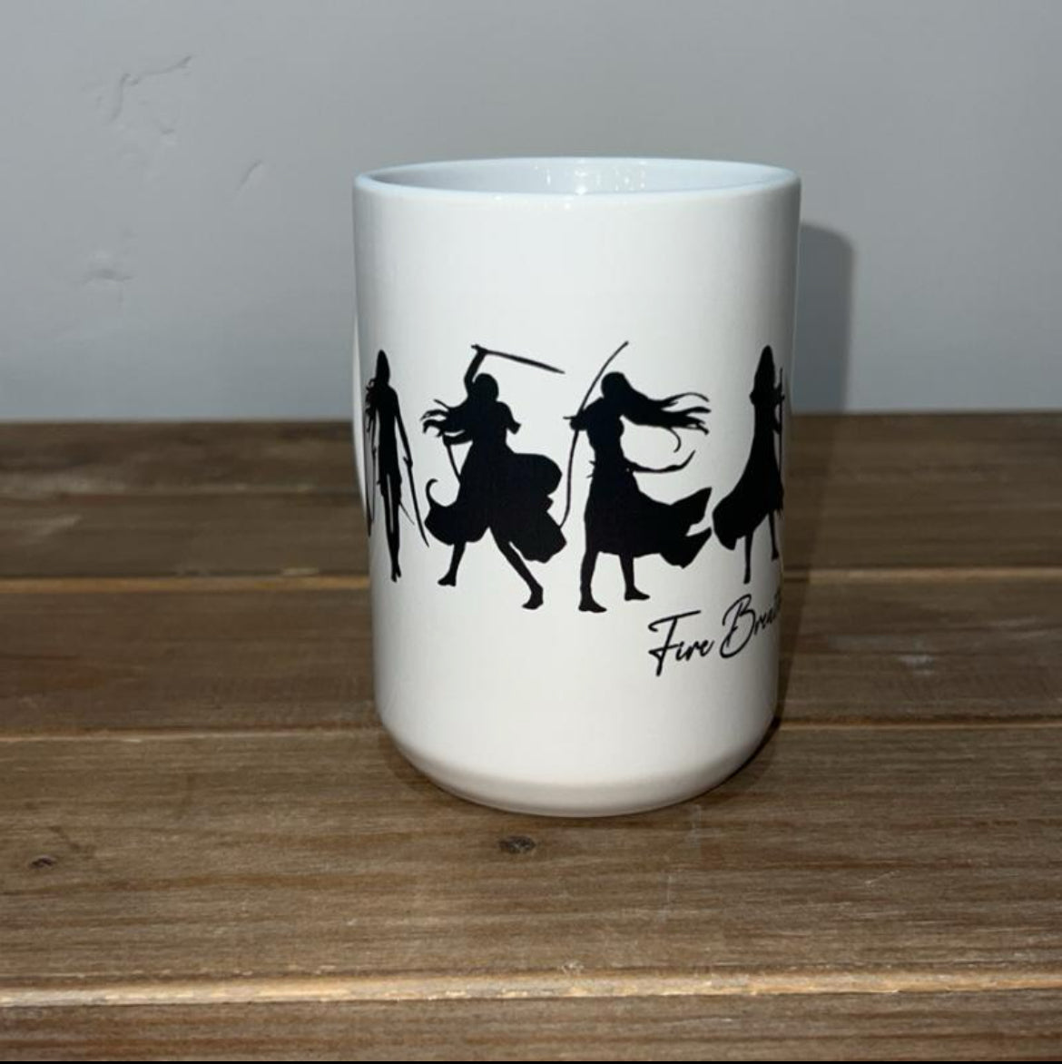Throne of Glass Aelin Galathynius Silhouette Mug “Fire Breathing Bitch Queen”