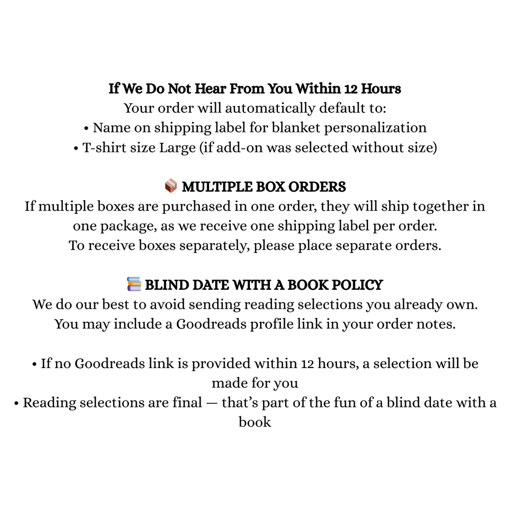 Spring Blind Date w/a Book