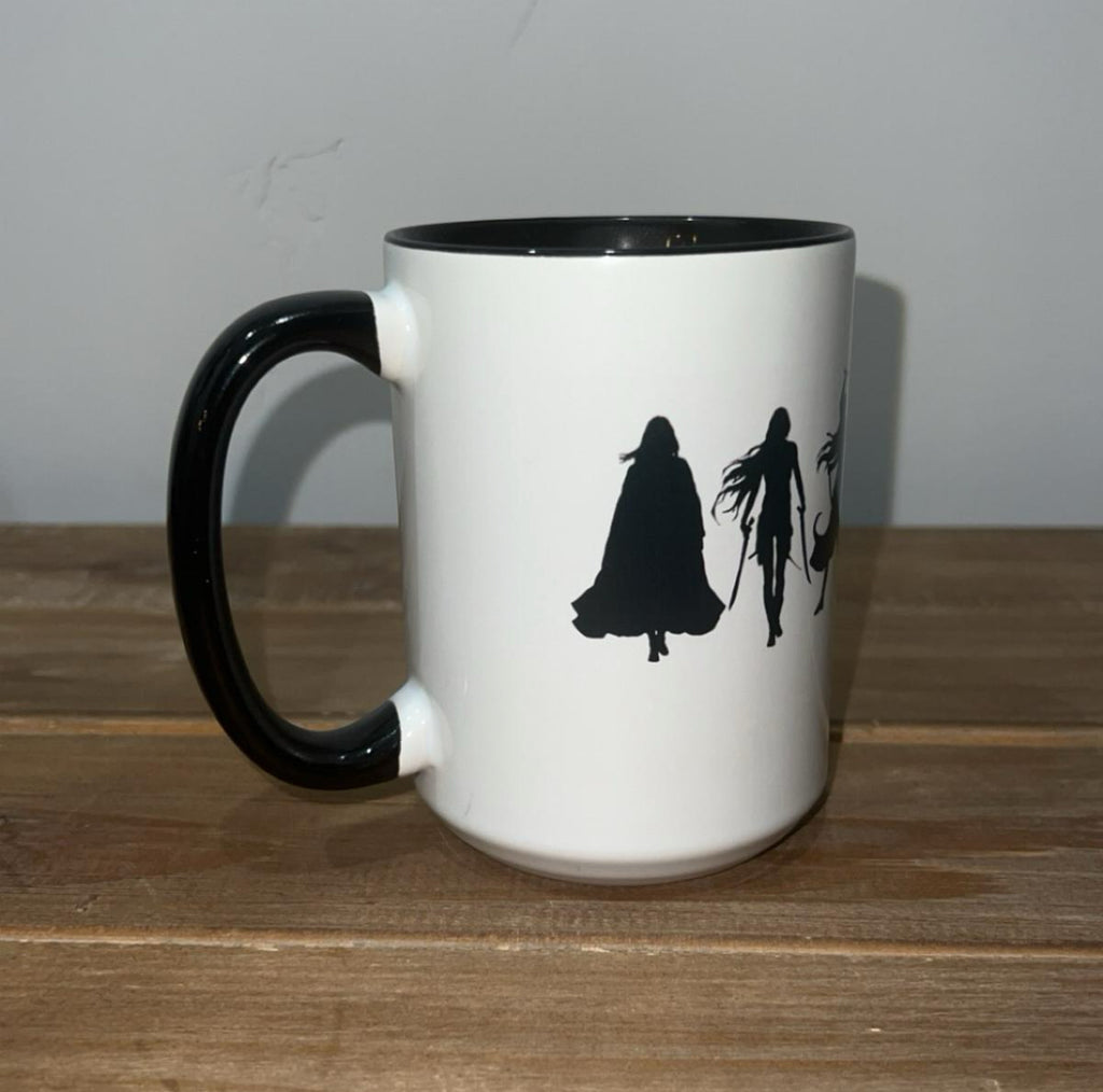 Throne of Glass Aelin Galathynius Silhouette Mug “I will not be afraid”